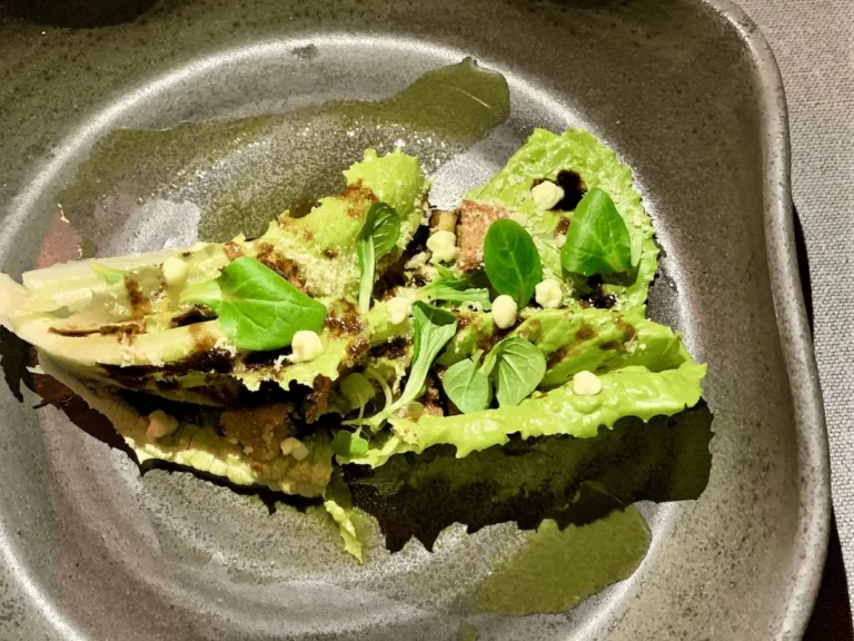Vegetarian dishes at La Bottega del Buon Caffe, Florence