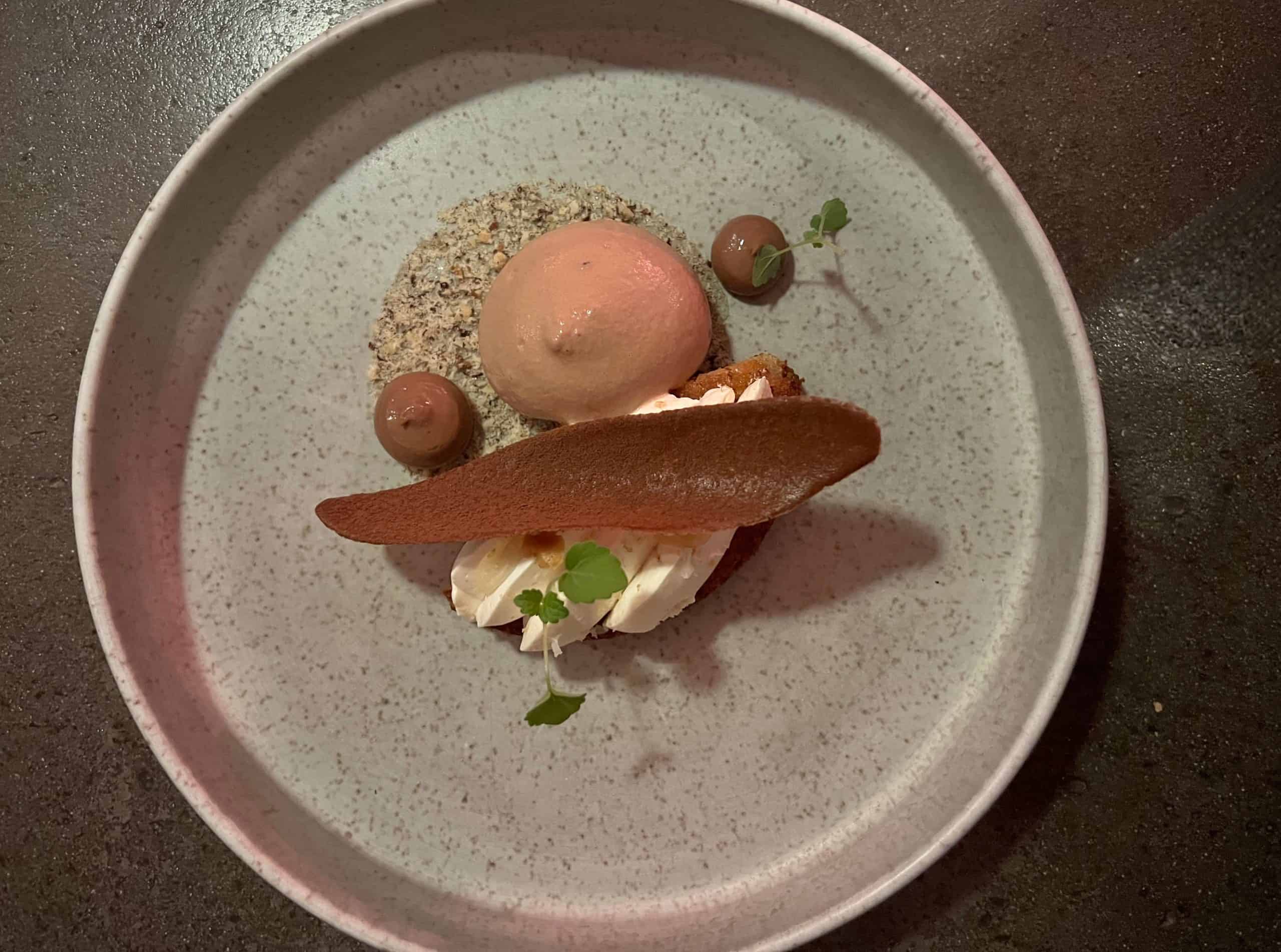 dessert at L'Agape, Avignon